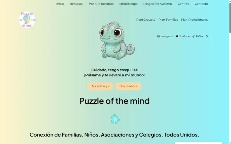 Web de Puzzle of the Mind